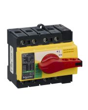 Рубильник Schneider Electric INTERPACT INS80 4P красный/желтый (28921)
