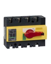 Рубильник Schneider Electric INTERPACT INS160 4P красный/желтый (28929)