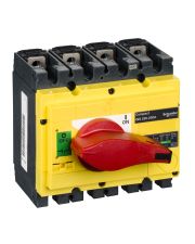 Выключатель-разъединитель Schneider Electric INS250 31123 200A 4P красный/желтый