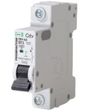 Автомат захисту мережі Промфактор CITY FB1-63 1P B 13A 6кА (FB1CIB1013)