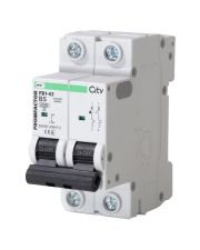 Автомат выключатель Промфактор CITY FB1-63 2P B 5A 6кА (FB1CIB2005)