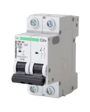 Автомат вимикач Промфактор CITY FB1-63 2P B 50A 6кА (FB1CIB2050)