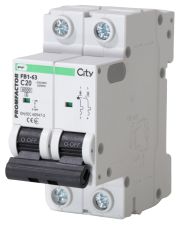 Автоматичний вимикач Промфактор CITY FB1-63 2P C 20A 6кА (FB1CI2020)
