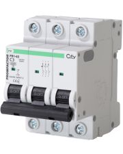 Автоматический выключатель Промфактор CITY FB1-63 3P C 3A 6кА (FB1CI3003)