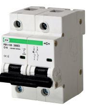 Автоматический выключатель Promfactor ECO FB1-125 2P C 16A 10кА (FB1C20016)