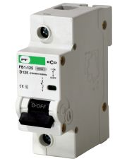 Автоматичний вимикач Promfactor ECO FB1-125 1P D 125A 10кА (FB1D1125)