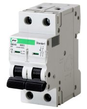 Автоматический выключатель Промфактор STANDART FB2-63 2P C 1A 6кА (FB2C2001)