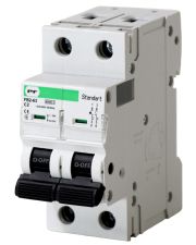 Автоматичний вимикач Промфактор STANDART FB2-63 2P C 2A 6кА (FB2C2002)