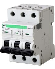 Автоматичний вимикач Промфактор STANDART FB2-63 3P C 3A 6кА (FB2C3003)