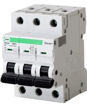 Автоматический выключатель Промфактор STANDART FB2-63 3P C 3A 10кА (FB2C3103)