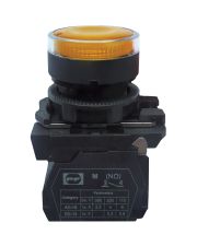 Кнопка Промфактор FP5-AW3561230 1NO желтая (FP5-AW3561230)