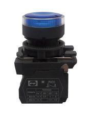 Кнопка Промфактор FP5-AW3661230 1NO синяя (FP5-AW3661230)
