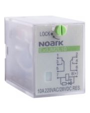 Електромеханічне реле NOARK Ex9JM2L10 10А 110В AC 2 контакти (110300)