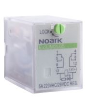 Электромеханическое реле NOARK Ex9JM2L05 5А 24В AC 2 контакта (110309)