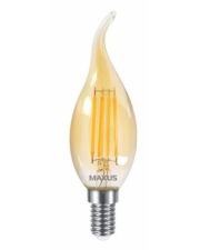 Філаментна лампа Maxus C37 FM-T 220Вт E14 Golden (1-MFM-731)