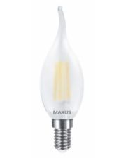 Филаментная светодиодная лампа Maxus C37 FM-T 220Вт E14 Frosted (1-MFM-732)
