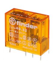 Миниатюрное реле Finder 2CO 8A 24В AC шаг 5мм (405280240000)