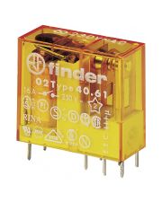 Миниатюрное реле Finder 1CO 16A 24В AC шаг 5мм (406180240000)