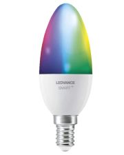Светодиодная RGB лампа Ledvance SMART WiFi B40 5Вт RGBW FR E14 4х1