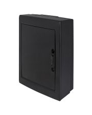 Навісний пластиковий корпус E.Next e.plbox.pro.n.24b.black 24м чорний IP40 (CP32924B)