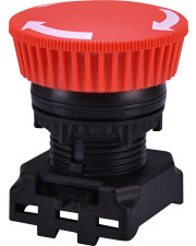 Кнопка-модуль грибок ETI 004771290 EGM-T-R (отключение поворотом красная)