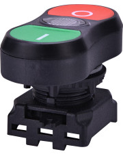 Сдвоенная кнопка-модуль «ON/OFF» с подсветкой ETI 004771393 EGTI-S (бесцветная)