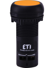 Моноблочная утопленная кнопка ETI 004771456 ECF-10-A (1NO оранжевая)