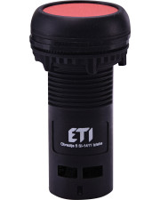 Моноблочная утопленная кнопка ETI 004771460 ECF-01-R (1NC красная)