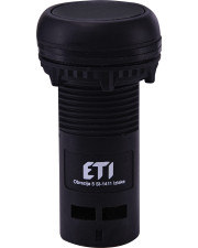 Моноблочная утопленная кнопка ETI 004771463 ECF-01-C (1NC черная)