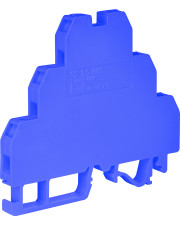 Трехуровневая клемма ETI 003901321 VS 2.5 NA 3 N (2.5мм² (синяя)