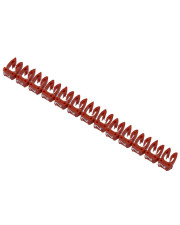 Красные кабельные маркеры IEK UMK06-02-2 МКН-«2» 6мм² (1000шт/упак)