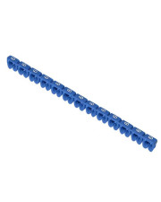 Голубые кабельные маркеры IEK UMK06-02-6 МКН-«6» 6мм² (1000шт/упак)