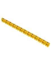 Желтые кабельные маркеры IEK UMK04-02-4 МКН-«4» 4мм² (1000шт/упак)