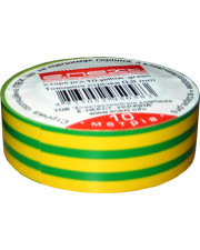 Самоугасающая изолента E.Next e.tape.pro.10.yellow-green 10м желто-зеленая (p0450007)