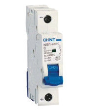 Модульний автоматичний вимикач Chint NB1-63DC 1P C63A DC 250В 6кА (182712)