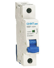 Модульний автоматичний вимикач Chint NB1-63H 1P B63 10кА DB (179780)