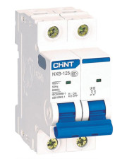 Модульный автоматический выключатель Chint NXB-125 2P D 125A 10кА (816136)