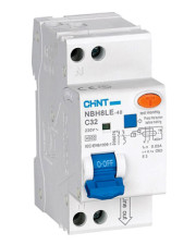 Диференційний вимикач Chint NBH8LE-40 1P+N C40 30мА AC 4,5кА (206066)