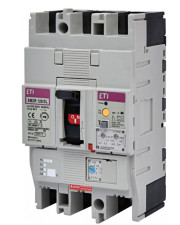 Автоматичний вимикач ETI EB2R 125/3L 100A 25кА з блоком ПЗВ 3P (4671505)