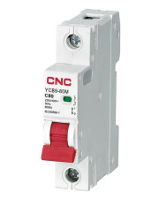 Модульний автоматичний вимикач CNC YCB9-80M 1Р 10А 6кА С (Б00037916)