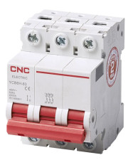 Модульний автоматичний вимикач CNC YCB6Н-63 3Р 10А 4,5кА D (Б00032300)