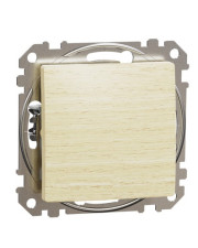 Кнопочный выключатель Schneider Electric Sedna Design & Elements береза SDD180111
