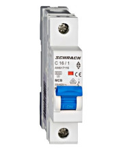 Автоматичний вимикач 16А 1P 6кА, Schrack Technik