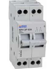 Выключатель-разъединитель Аско-Укрем (І-0-ІІ) RPV 2P 63A (A0010220006)
