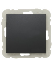 Одноклавішний сходовий вимикач Logus 10АХ 250В (чорний матовий)