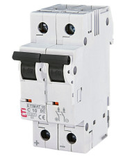 Автоматичний вимикач ETI 500В DC 10А 6кА C