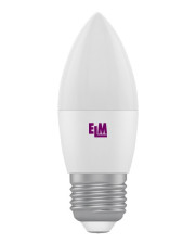 Лампочка светодиодная С37 6Вт PA10 Elm 3000К, E27