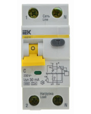 Дифференциальный выключатель IEK АВДТ32, C10А, 30мА