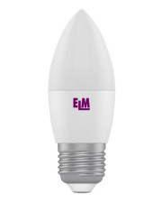 Лампочка светодиодная С37 6Вт PA10 Elm 4000К, E27