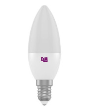 Лампочка светодиодная С35 7Вт PA10 Elm 3000К, E14